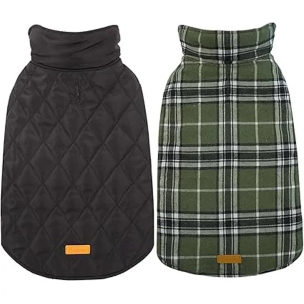 Warm Dog Coat, Waterproof Dog Coats for X-Small Dogs, Adjustable Durable